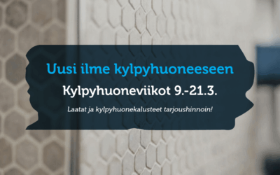Uusi ilme kylpyhuoneeseen?